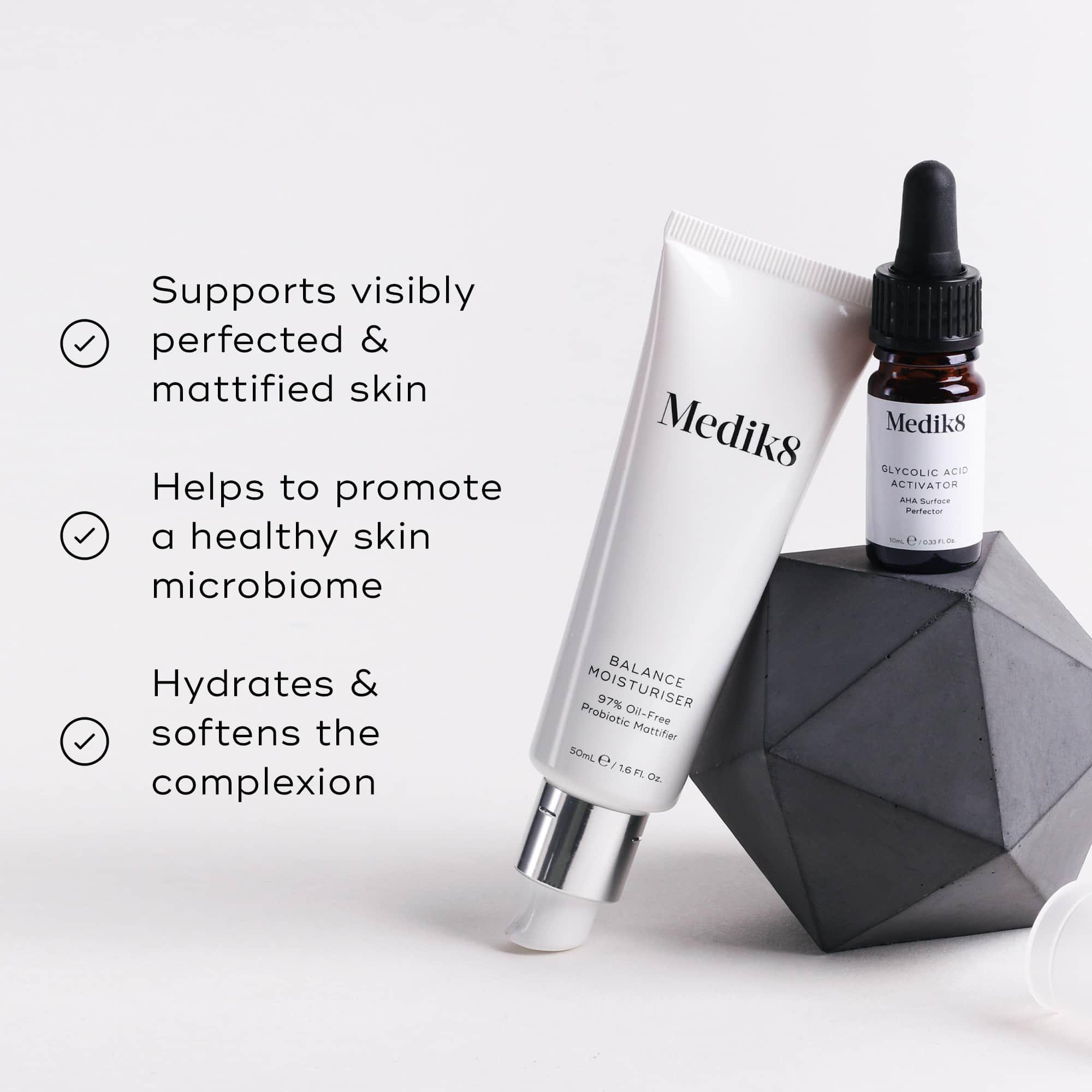 Balance Moisturiser™ & Glycolic Acid Activator™ 3
